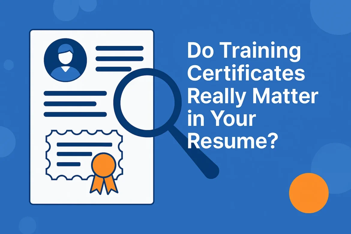 training certification value