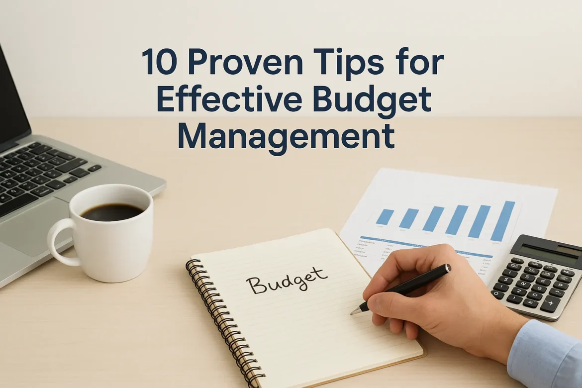 Effective budget management