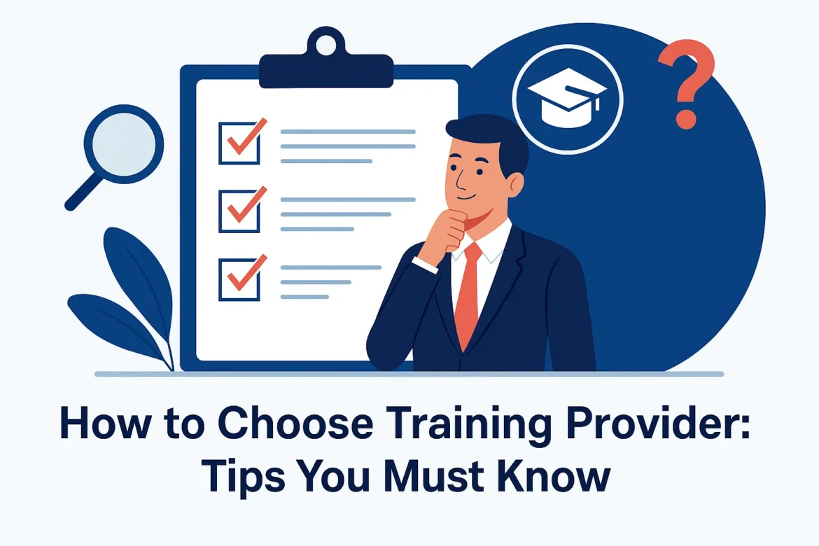 How to Choose Training Provider