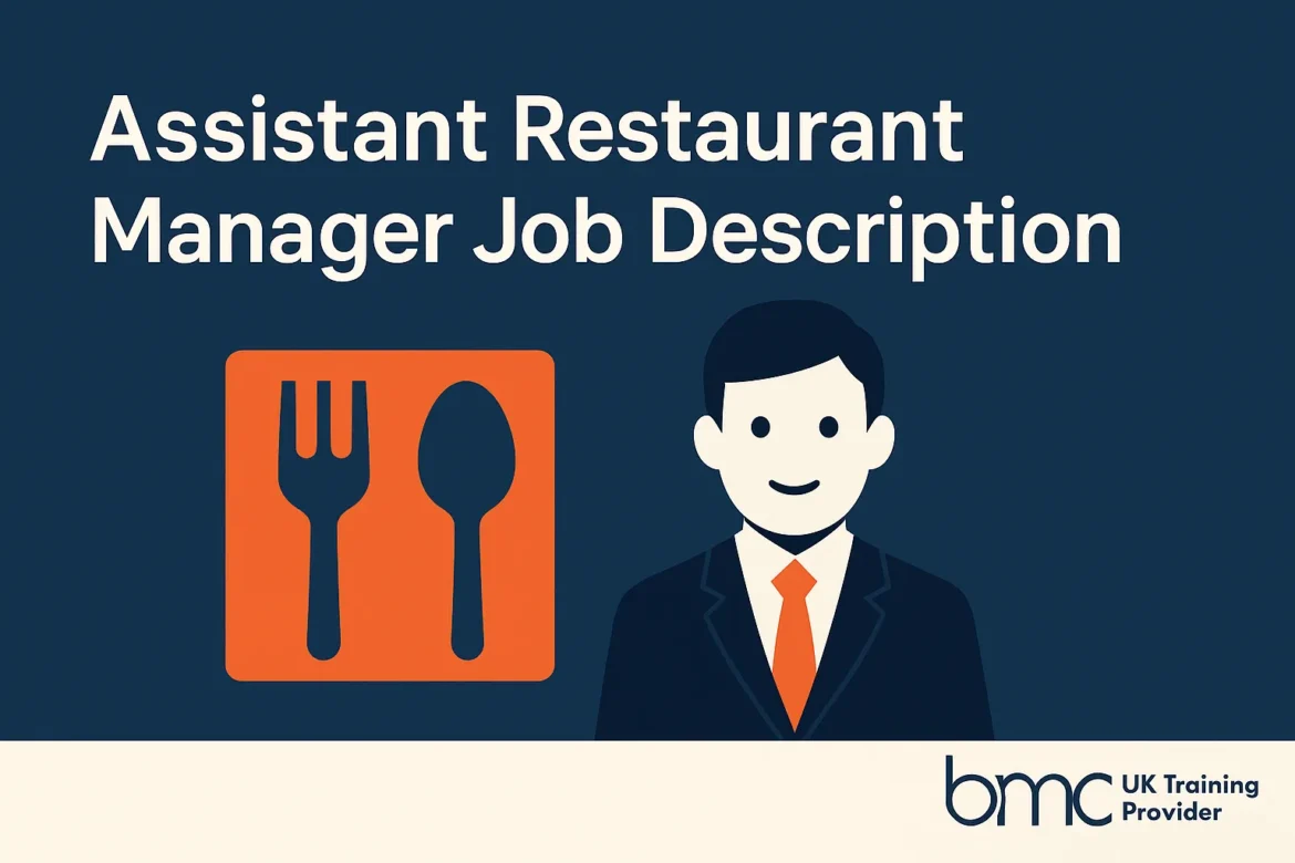 assistant restaurant manager job description