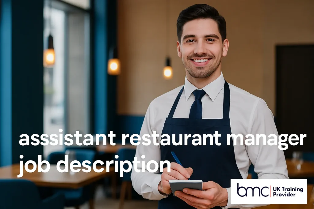 assistant restaurant manager job description