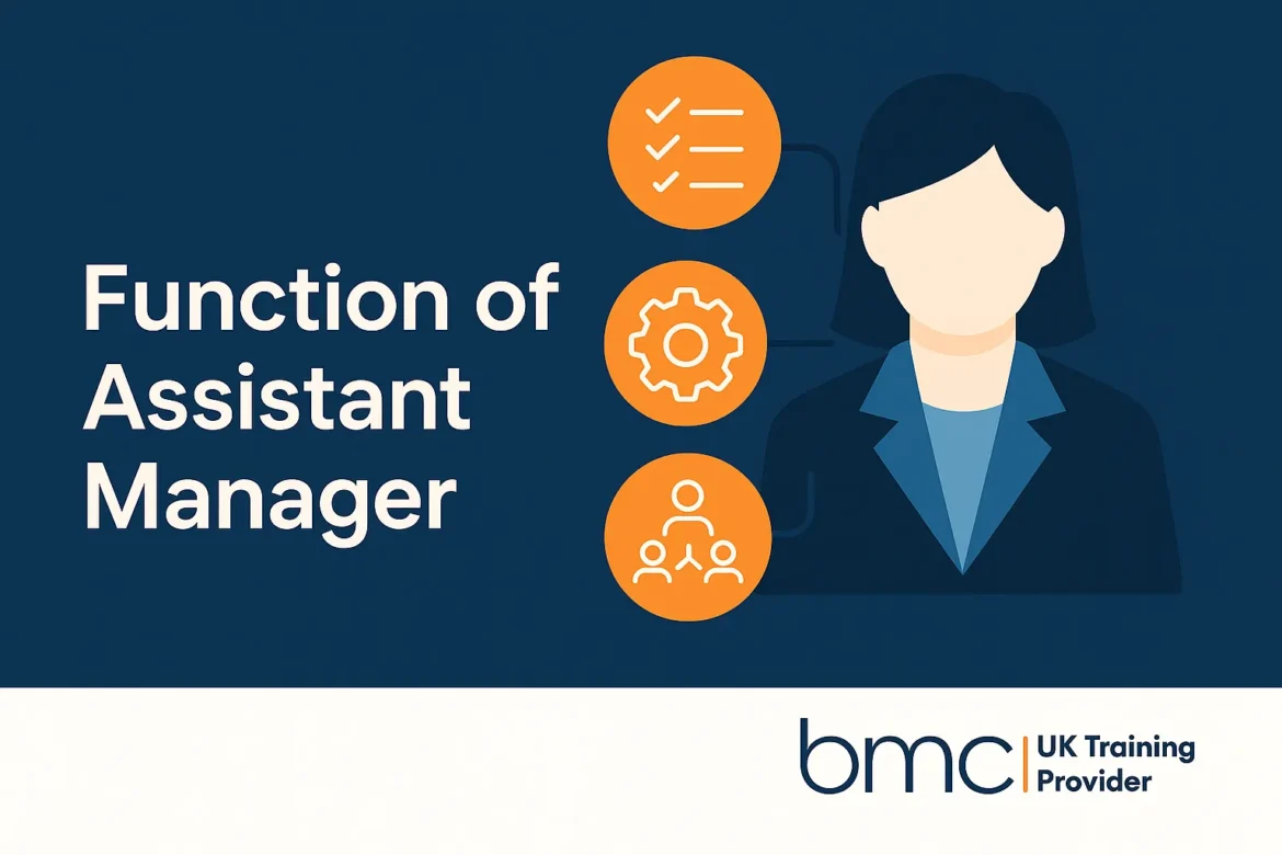function of assistant manager