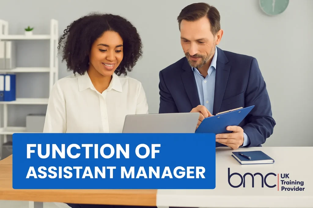 function of assistant manager
