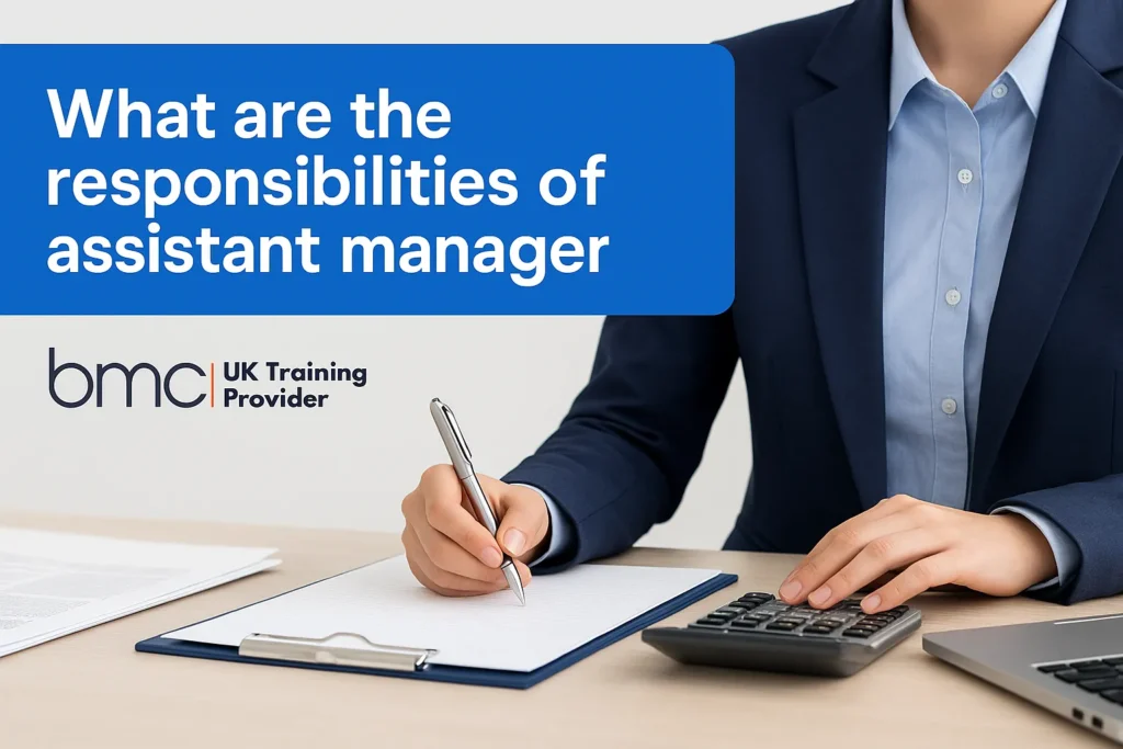 what are the responsibilities of assistant manager