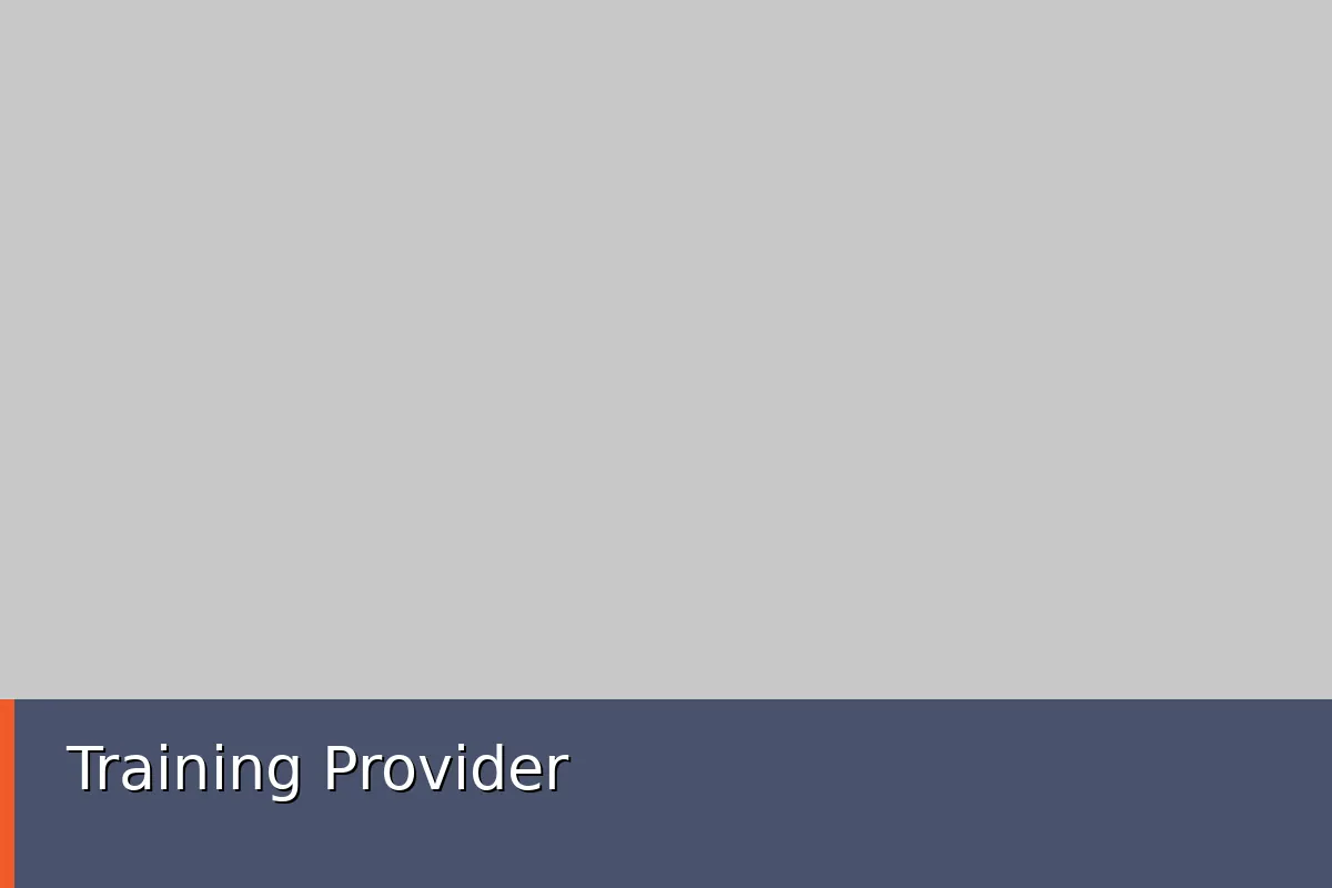 Training Provider