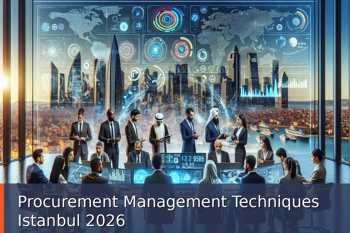 Procurement Management Techniques Istanbul 2026