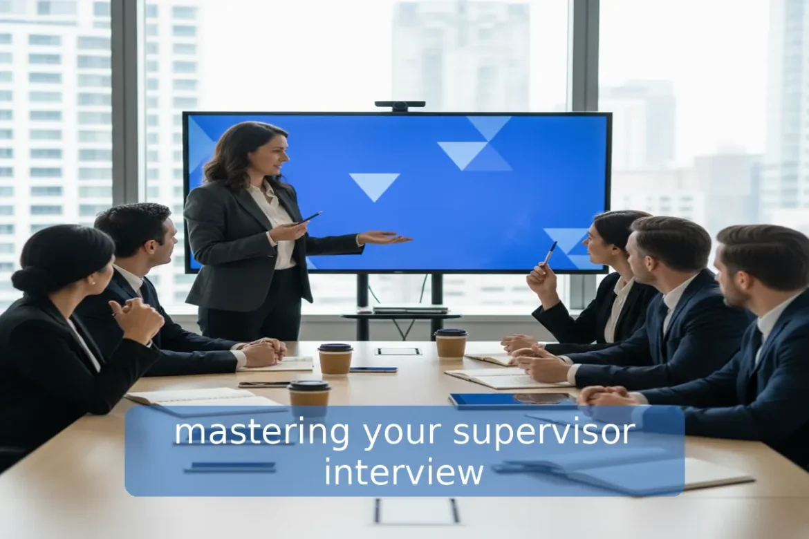 supervisor interview questions