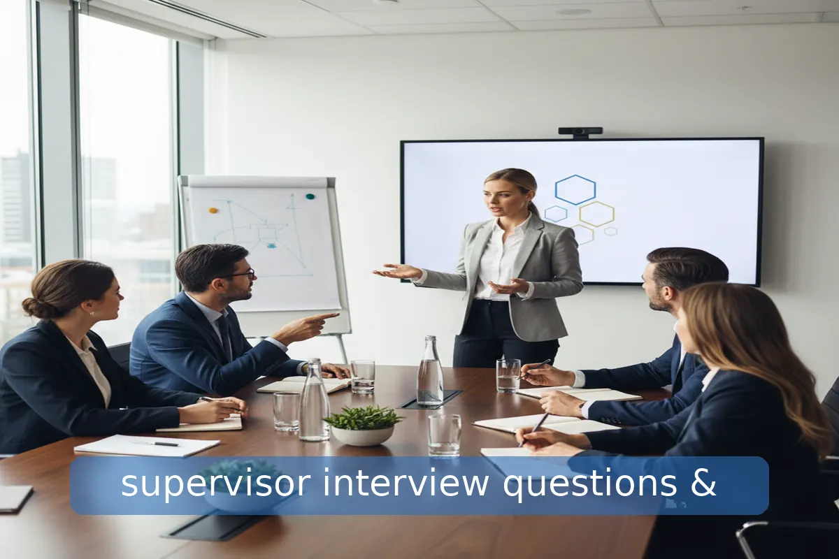 supervisor interview questions