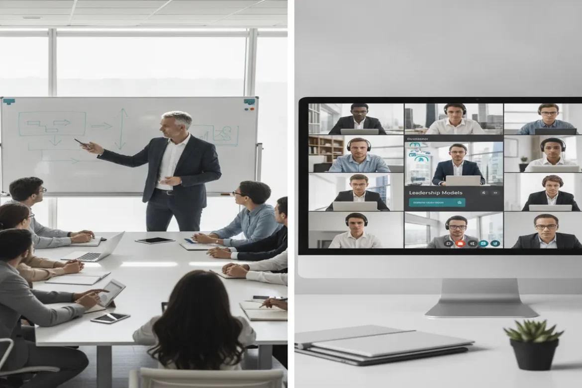 online vs classroom leadership training