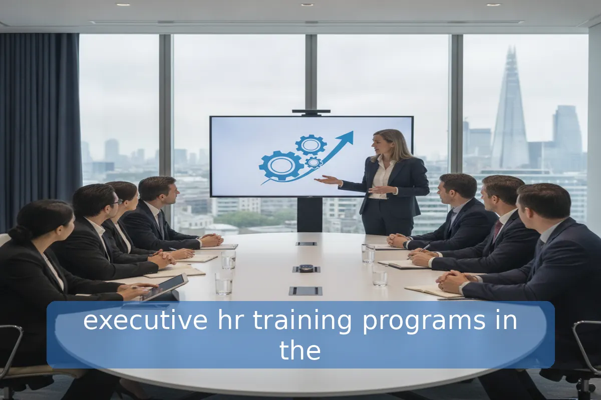 executive hr training programs