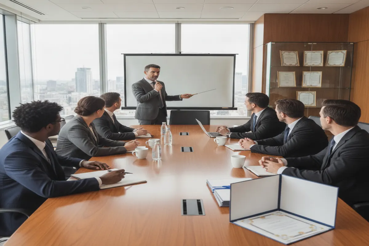 management and leadership training with certificate